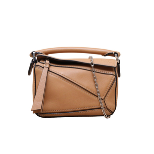 【自营】中古95新Loewe/罗意威斜挎包Puzzle几何包超迷你皮革C