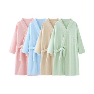 三利浴袍女吸水速干可穿浴巾四季通用短袖浴裙睡袍式浴衣2025新款
