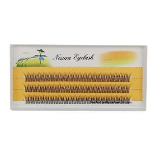 精致妞稻草人鱼尾假睫毛自然分段式朵毛单簇燕尾式新款自嫁接单株