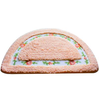 可机洗吸水不掉毛色粉色浴室地垫