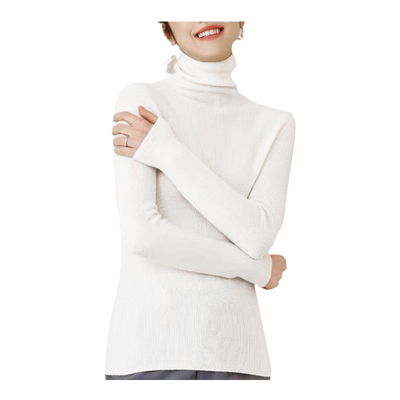 iTidano高领修身羊毛衫