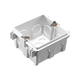 公牛86型底盒插座开关暗装通用接线盒预埋明装118型电线盒嵌入式