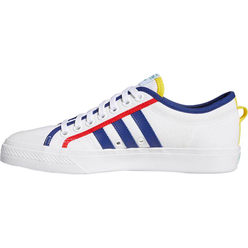 Adidas/阿迪达斯官方正品三叶草NIZZA 男女经典低帮帆布鞋 GZ8656
