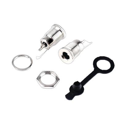 电源插座金属充电母座DC099