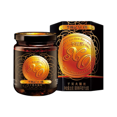 李锦记XO酱220g大瓶扇贝瑶柱火腿辣椒海鲜调味酱炒菜拌饭拌面调料