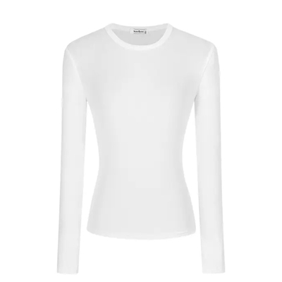 超牛版型直角肩小蛮腰打底T恤