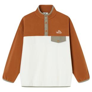 伯希和户外儿童抓绒衣女Polartec Micro防风保暖外套摇粒绒内胆男