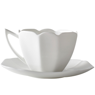 妙HOME 复刻英国中古Shelley Queen Anne 红茶杯碟八角杯咖啡杯