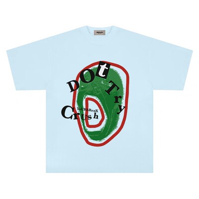 WELCOME 260克重磅纯棉！小众美式复古印花高街宽松百搭短袖t恤