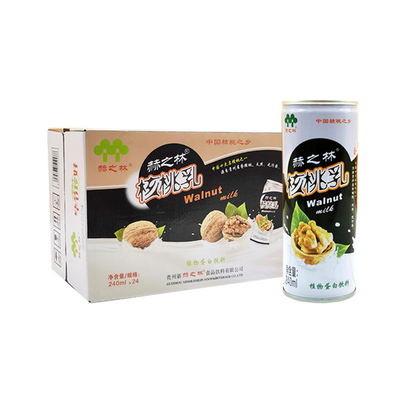 贵州赫章赫之林核桃乳植物蛋白饮料240ml*9\20罐装贵州特产送礼