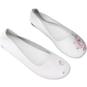 手绘文艺学院风牛皮春季休闲女鞋