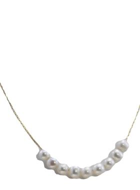 天然珍珠简约百搭珍珠项链包邮