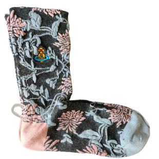 日系薄款土星刺绣浮雕花卉森系文艺女ins潮中高筒小腿袜堆堆袜子