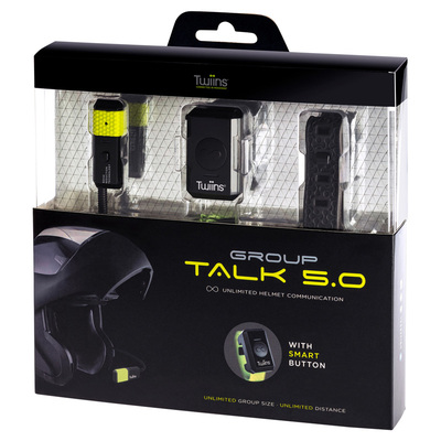 西班牙Twiins Group-Talk Intercom 5.0对讲机头盔摩旅骑行蓝牙
