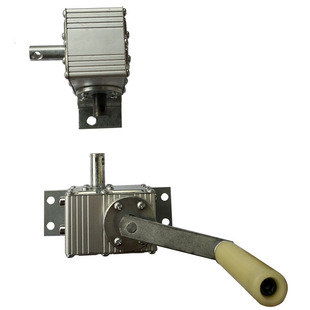 手摇开窗机铝合金开窗器手动推窗机曲臂联动一拖多扇厂房仓库高窗