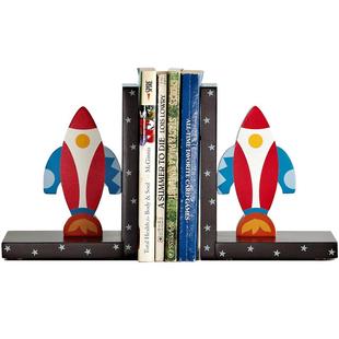 桌面书立创意男孩房间收纳童趣软装布置攻略儿童房样板间书桌装饰摆件