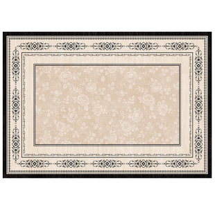 地毯客厅法式复古2026新款中古风免洗可擦防水防污卧室茶几免打理