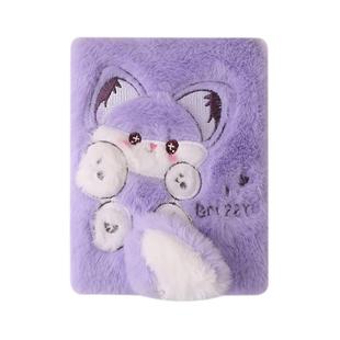 手账本女孩学生可爱兔日记本高颜值少女心毛绒手帐本记事本笔记本