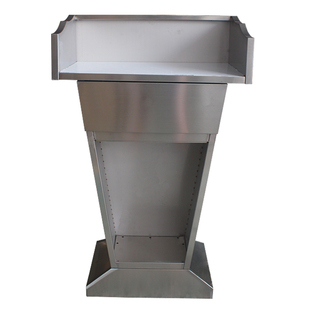 演讲台发言台不锈钢户外接待台物业值班登记台保安站岗台讲评台桌