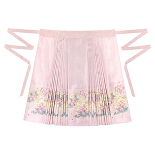 远山乔【樱开满庭】明制织金对穿交马面裙汉服日常套装春秋女