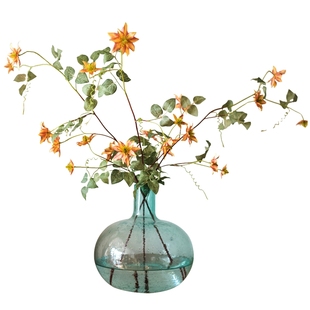 掬涵斯塔西铁线莲仿真花装饰花艺套装优雅高档盘绕藤蔓礼物