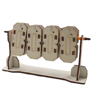 二进制模型1号小学生自制手工作业科学实验教具材料二进制计数器