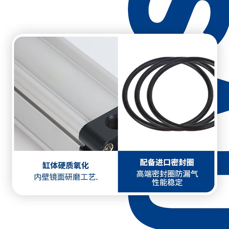 标准气缸SAU32/40/50/63/80/100*25X50X75X125X150-S