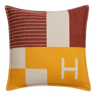 H家25新款Avalon Piano靠枕90羊毛10羊绒纯手工高端家居沙发抱枕