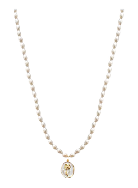 法式复古珍珠款项链女