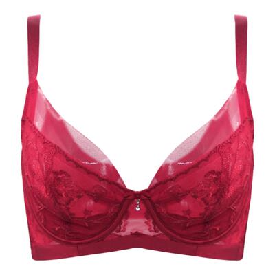 贝佳人薄款聚拢大码聚拢内衣女