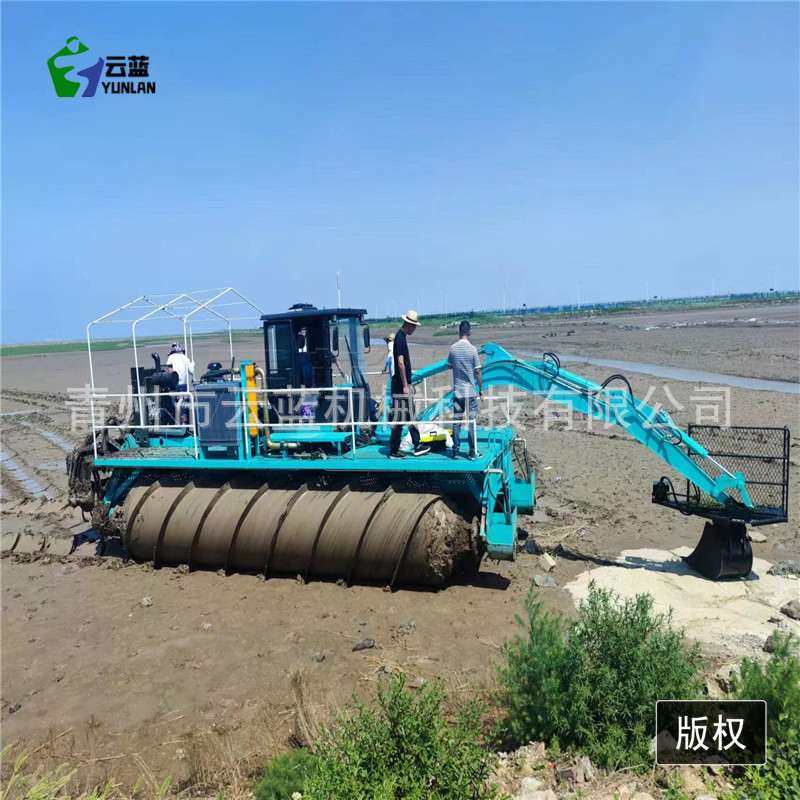 泥地水陆两栖螺旋推进车浅滩互花米草打捞机械厂家供应,农机/农具/农膜,清淤机械,淘宝优惠券,粉丝福利购,淘宝优惠卷