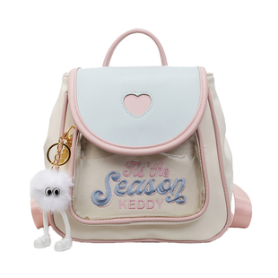 可爱少女多巴胺痛包学生小众设计小书包高颜值通勤旅行双肩背包潮