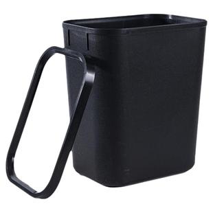 酒店卫生间垃圾桶家用无盖厕所阻燃纸篓宾馆大号塑料带压圈垃圾架