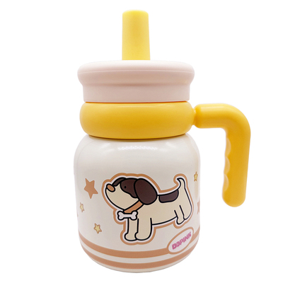 新款网红小狗保温杯女生办公室