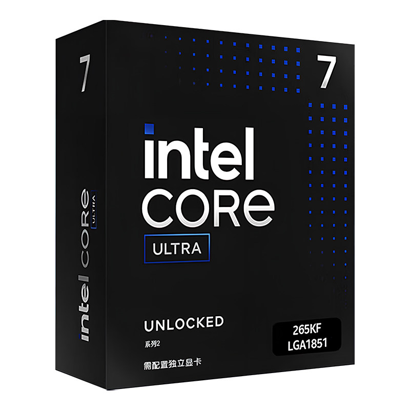 英特尔15代Ultra5 230F/250K/U7 265KF/265K 270K中盒装CPU处理器