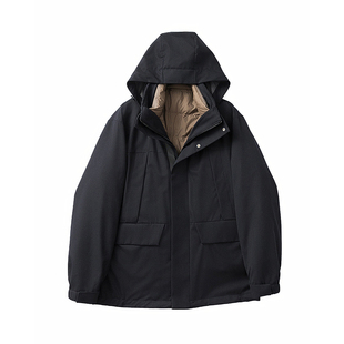 限量鼎奢L*P 8.9W 意产羊毛 冬季男士猎装鹅绒服三合一羊毛羽绒服