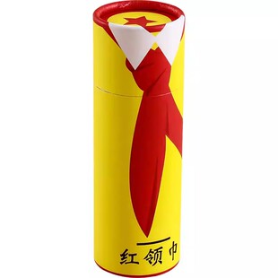 红领巾纯棉垂感抗皱小学生1米通用全棉标准涤棉儿童小号1-3年级加厚布料棉布柔软不掉色1.2米红邻巾收纳桶