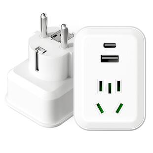 英特曼USB韩国转换插头首尔济州岛俄罗斯欧标德标欧洲转换器Typec