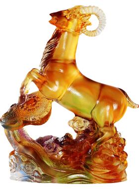 如意琉璃十二生肖装饰品朋友同事