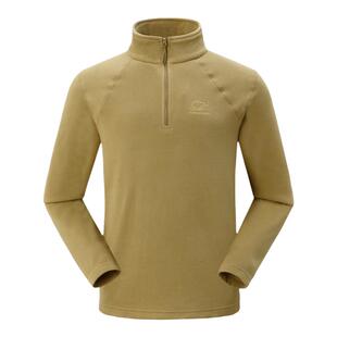 诺思山户外抓绒衣男秋冬户外摇粒绒立领套头抗静电保暖内搭3685