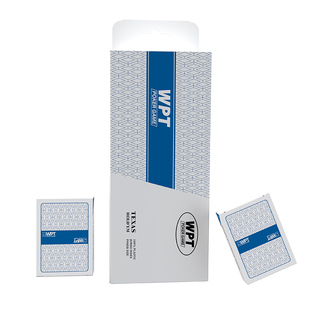 WPT比赛专用德州扑克牌PVC塑料大字防水双面磨砂可水洗大字扑克牌