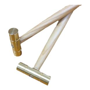 修表制作手工艺品小铜锤子金银加工修复铜榔头精密安装木柄铜头锤