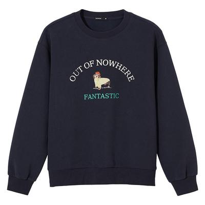 热风2025年秋季女士萌宠圆领卫衣