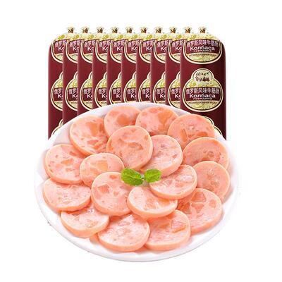 俄式风味牛筋肠180g*10根开袋即食零食下酒菜牛筋火腿肠 冷藏保存