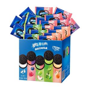 奥利奥夹心饼干五口味388gx3盒共60包120片五彩斑斓夏日限定礼盒