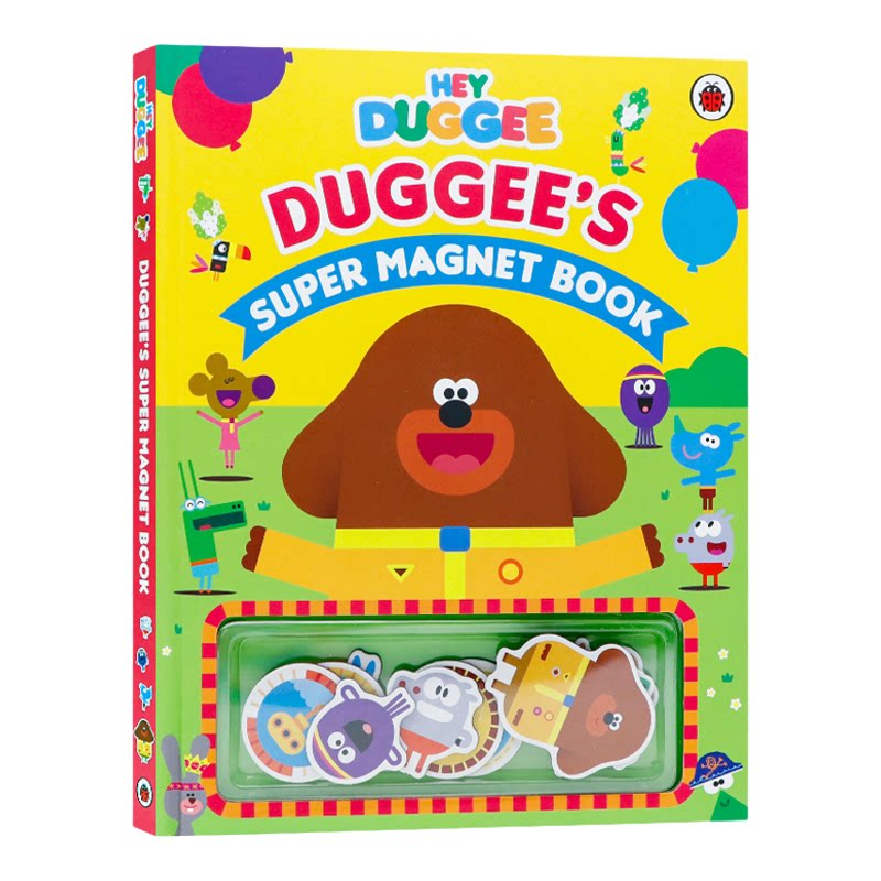 嗨道奇 道奇的超级磁铁书 英文原版 Hey Duggee Duggee's Super Magnet Book 动手拼故事 英语启蒙亲子共读图画书 精装纸板书