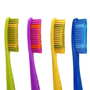 大头硬毛牙刷中硬毛男士专用成人家用家庭装加长刷头独立包装大人