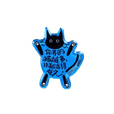 1200卡通猫咪冰箱贴文创磁吸猫咪可爱个性创意磁贴磁力装饰亚克力