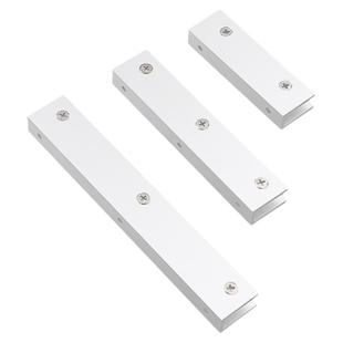 铝合金玻璃固定夹衣柜橱柜隔板托架支架配件酒柜分层玻璃夹槽卡扣