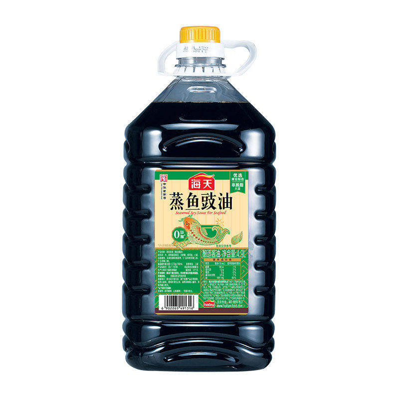 海天蒸鱼豉油4.9L商用大桶装